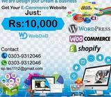 E-commerce and Shopping Cart Solutions Just Rs:10,000