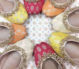 Punjabi khussa with ghungroo