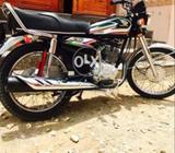 Honda CG 125  gold number