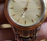 Two tone fashion watch