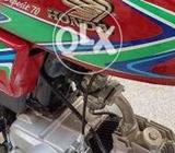 Man honda 70t 2018 lani ha nombr laga hu