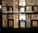 Hand made pinjraa with parotss