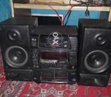 Panasonic amplifire keenwood spekars