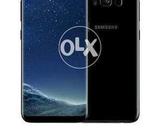 Samsung s8 dual sim midnight black 8month warranty