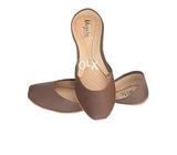 ¤¤MOJARI S Brown Leather Closed Toe Khussa For Women SS-050¤¤