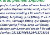 Plumbers Available for water and sewerage problems