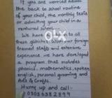 Coaching available preschool to 7