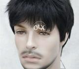 Men synthetic wigs
