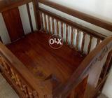 Wooden cart and metress