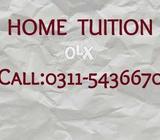 FSC./ PG TO 7th 9th 10th /ICOM Home Tutors are available