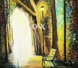 Oil painting on canvas