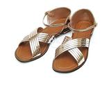 ǁDARAZ SHOES Peach Cross Sandals For Womenǁ