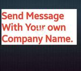 Bulk SMS with your own company Name