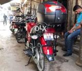 Rear Top Luggage Box Saddle bags tank bags safety gears are available