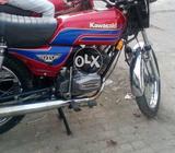 Kawasaki gto 125 model 1991 orginal bike salandr janwan 100 nambar ka