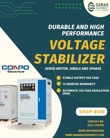 Conpo Voltage Stabilizer| 1kva | Tower LCD Display