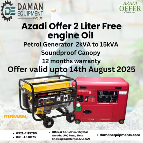 Portable Petrol Generator 1.5 KVA