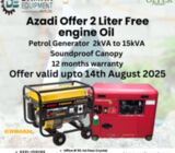 Portable Petrol Generator 1.5 KVA