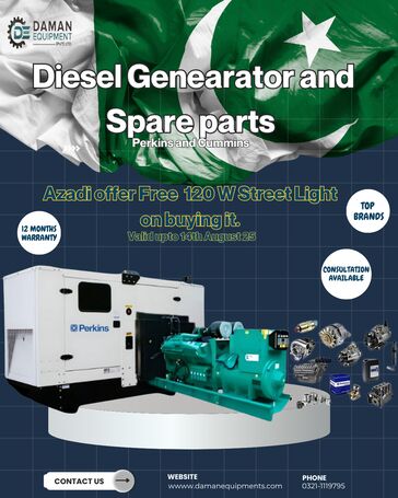 Generator | Brand Perkins | Fuel Diesel | 45kva
