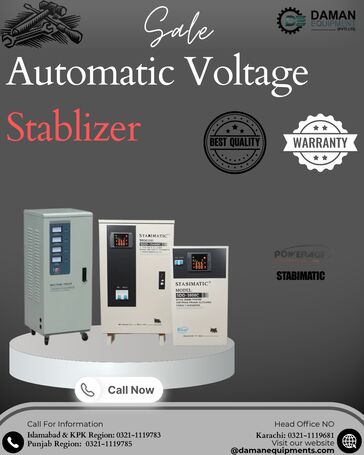 Automatic Voltage Stablizer Powerage Tower LCD Display ||1000VA