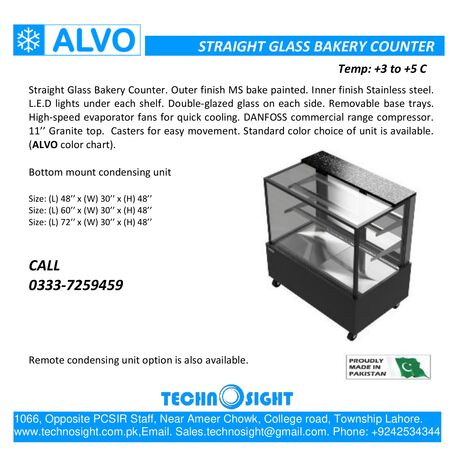 ALVO Cake Display Chiller#Cake Chiller#ALVO Bakery Counter#Sweet Display