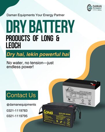 Dry Battery Long 18ah