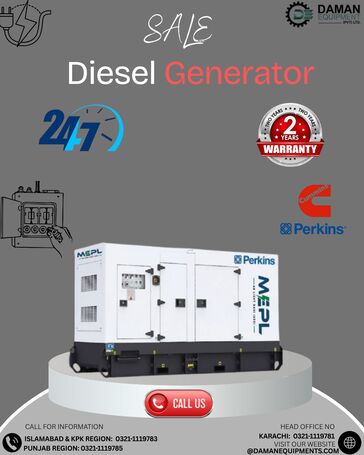 Diesel Generator Perkins 60kVA Canopy