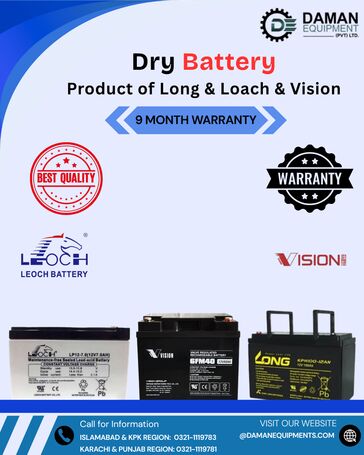 Dry Battery Long 18ah