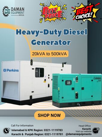Diesel Genset China  25kVA YD Engine with Open type China Pakistan  Assembled
